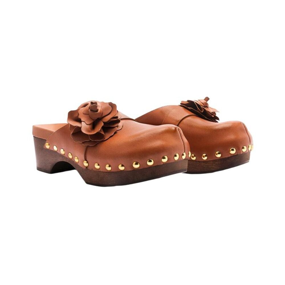 Farm Rio Flower Leather Clog